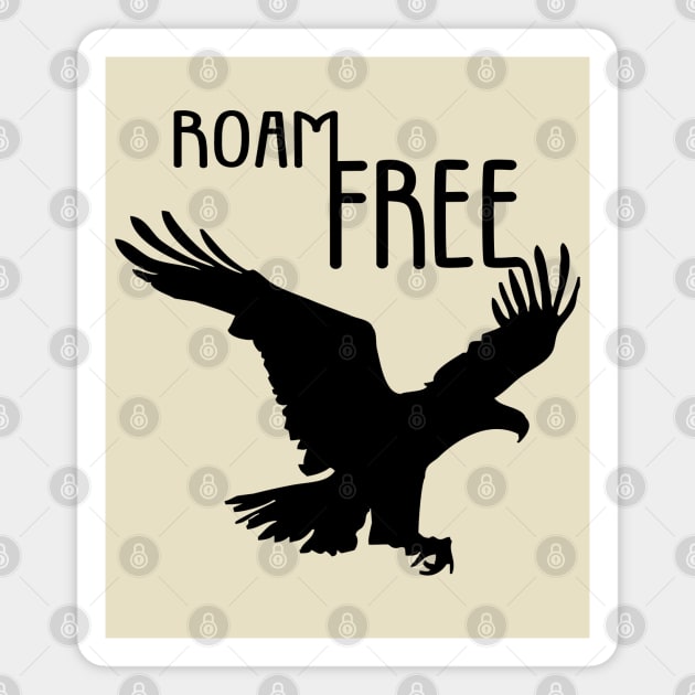 Roam Free | Flying Eagle Magnet by TMBTM